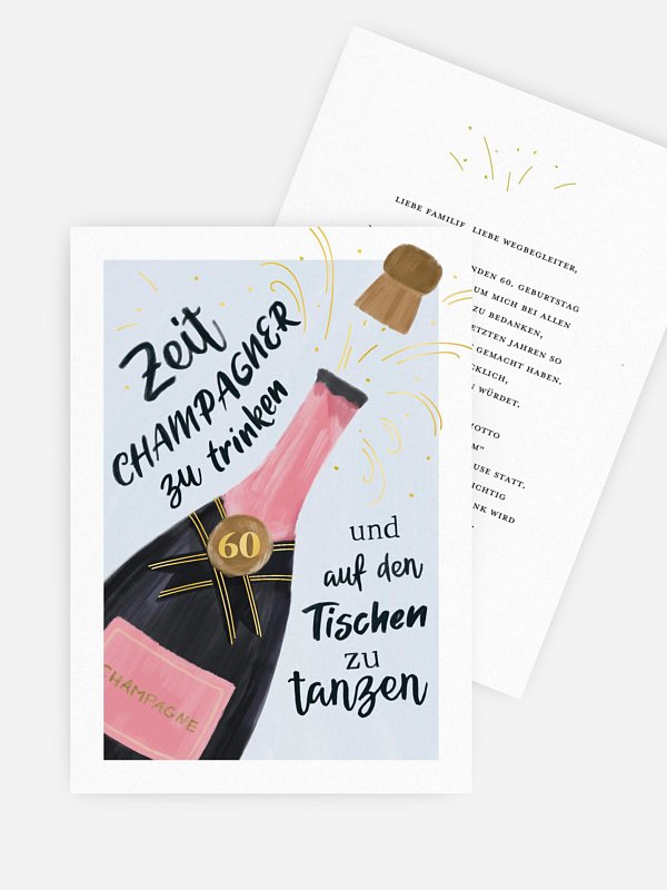 Champagner Feier