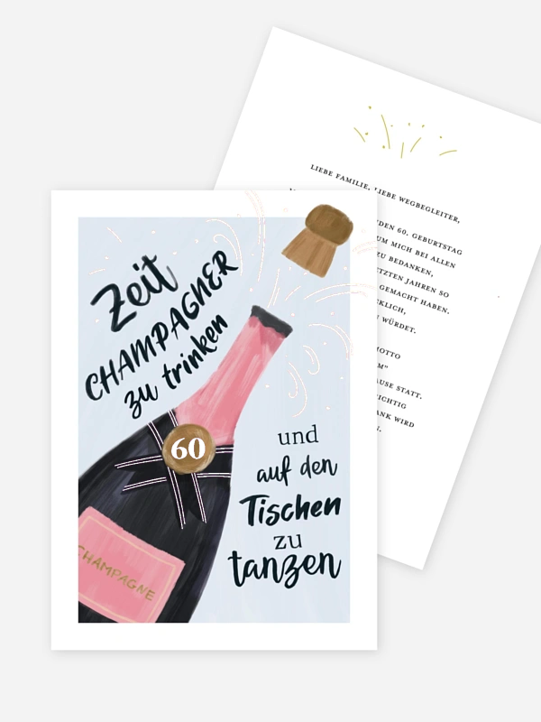 Champagner Feier