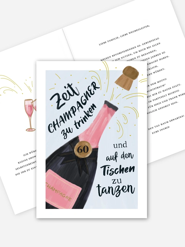 Champagner Feier
