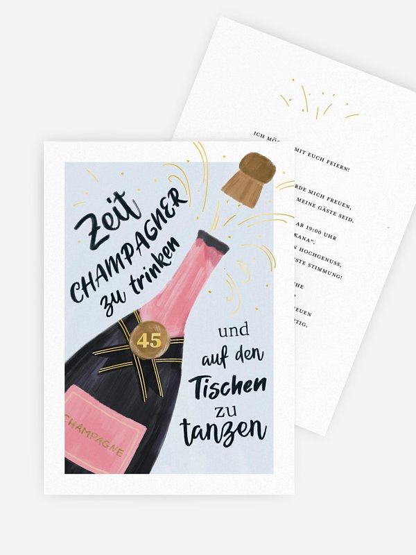 Champagner Feier