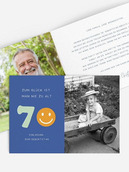 Einladung 70. Geburtstag Hippie Love