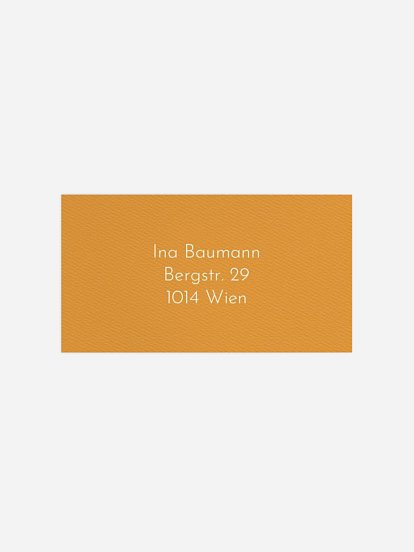 Empfängeraufkleber Geburtstag Cut Out