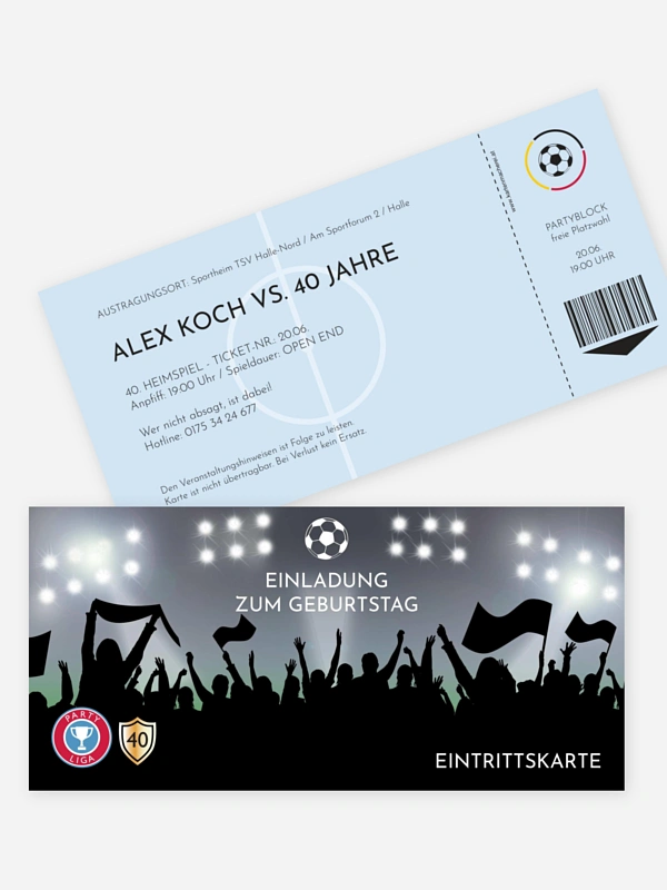 Fußballticket