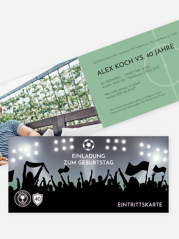 Fußballticket