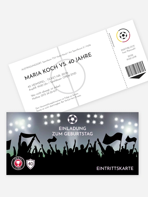 Fußballticket