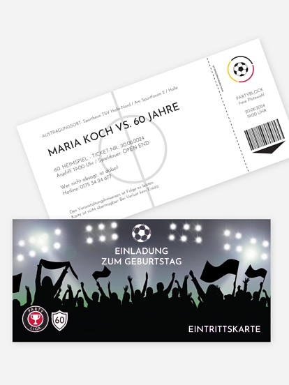 Fußballticket Fußballticket