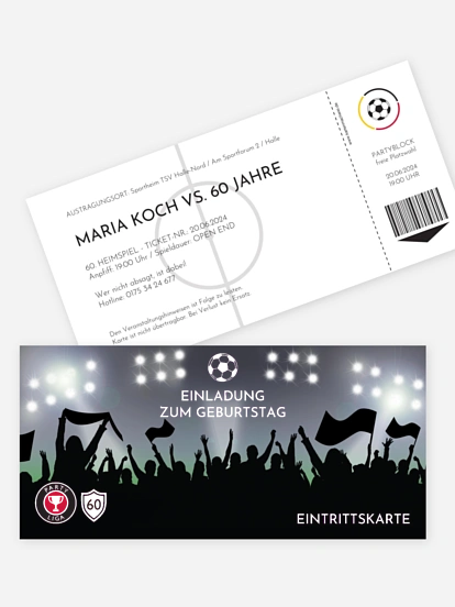 Fußballticket Fußballticket