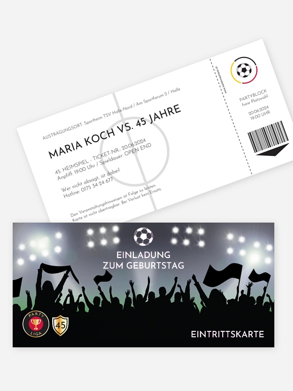 Fußballticket