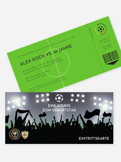 Fußballticket Fußballticket