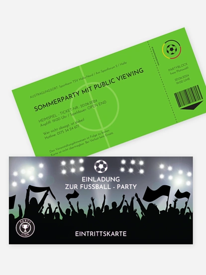Fußballticket Fußballticket