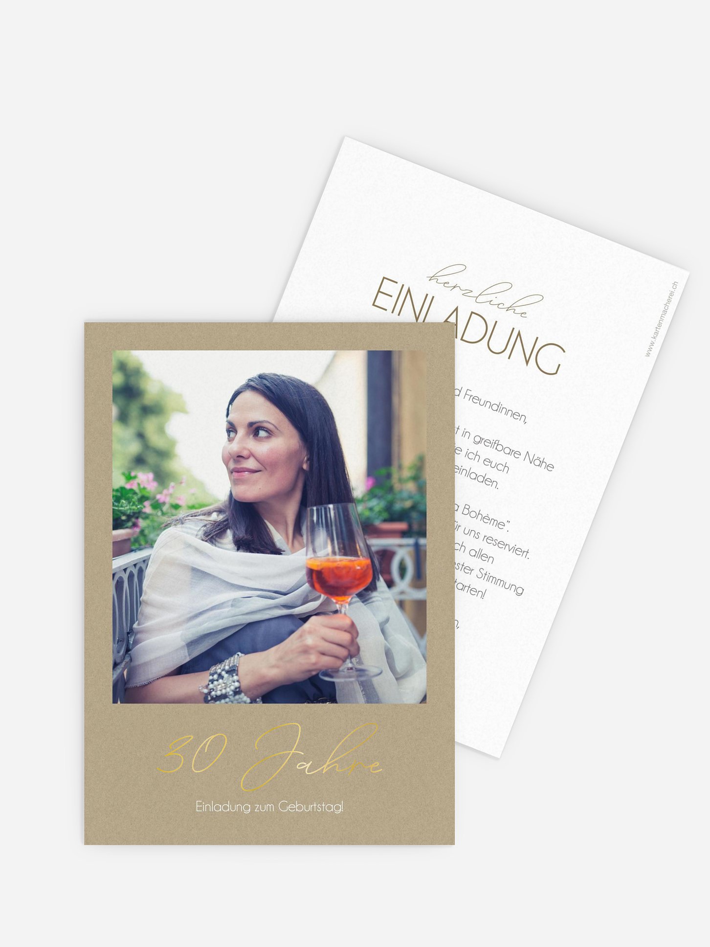 Einladung 30. Geburtstag Klarheit