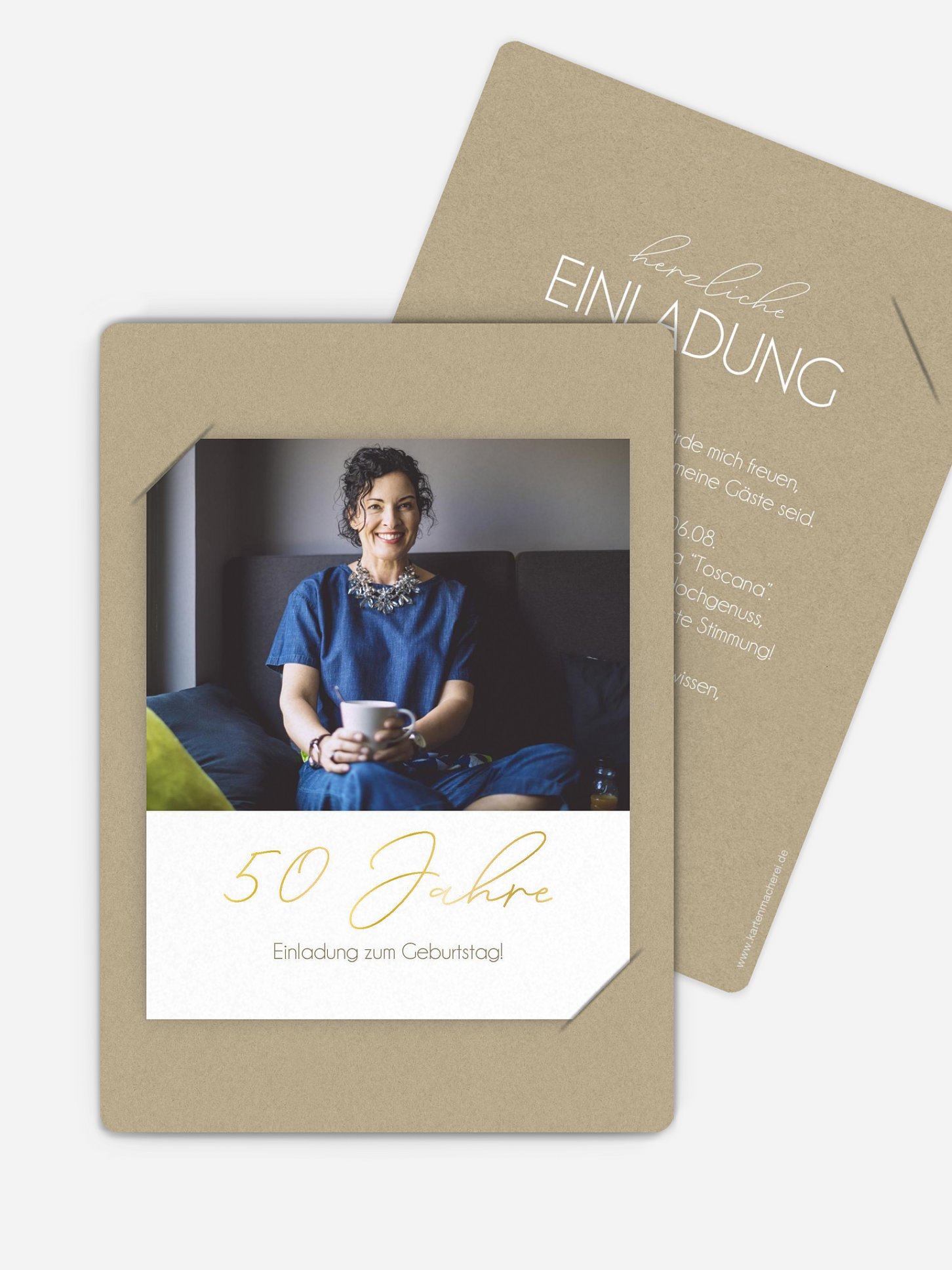 Einladung 50. Geburtstag Klarheit
