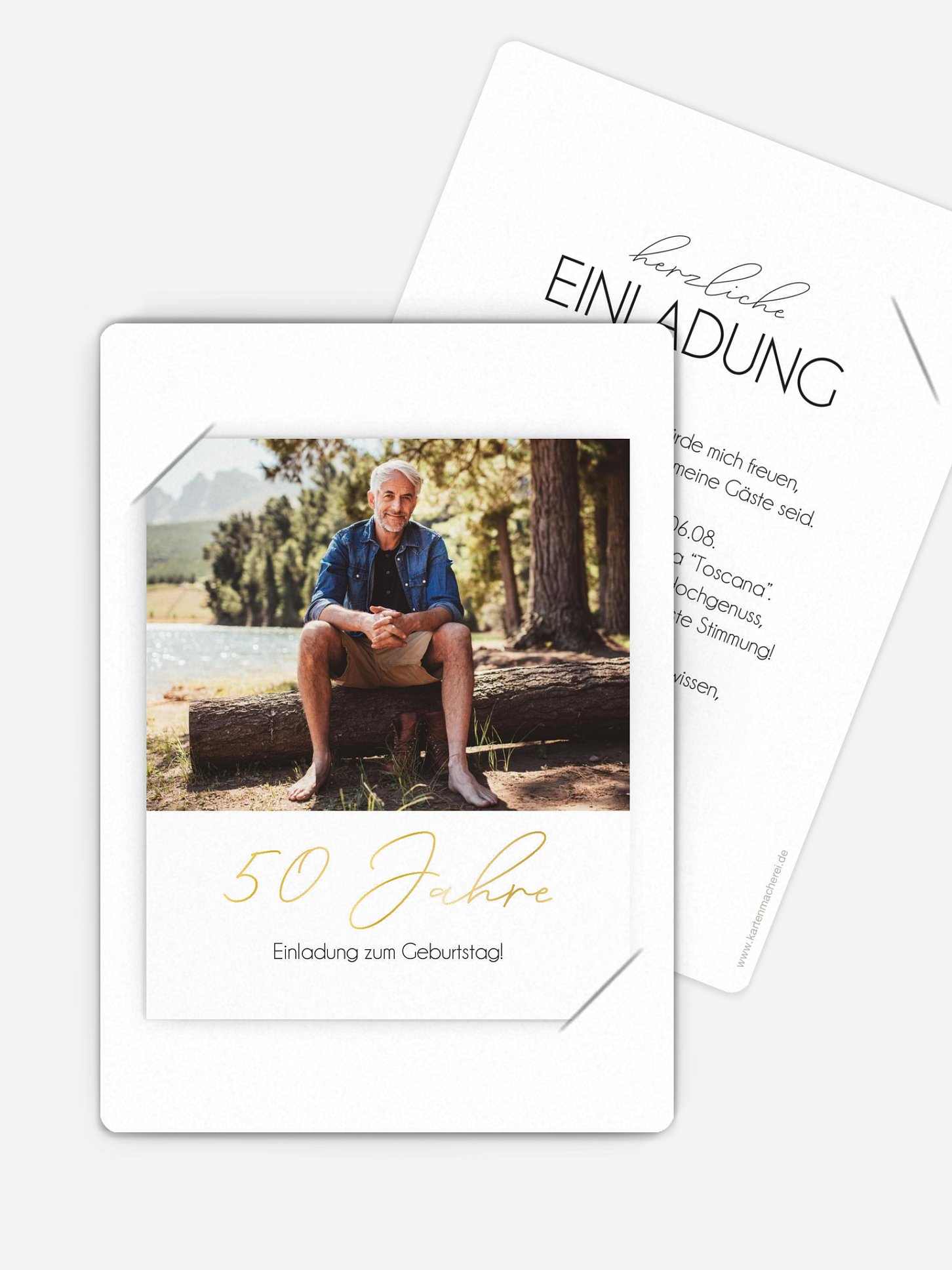 Einladung 50. Geburtstag Klarheit