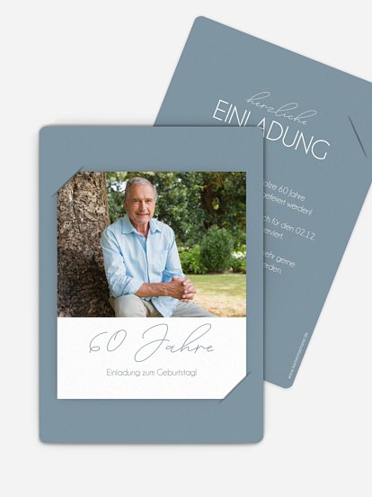 Einladung 60. Geburtstag Klarheit