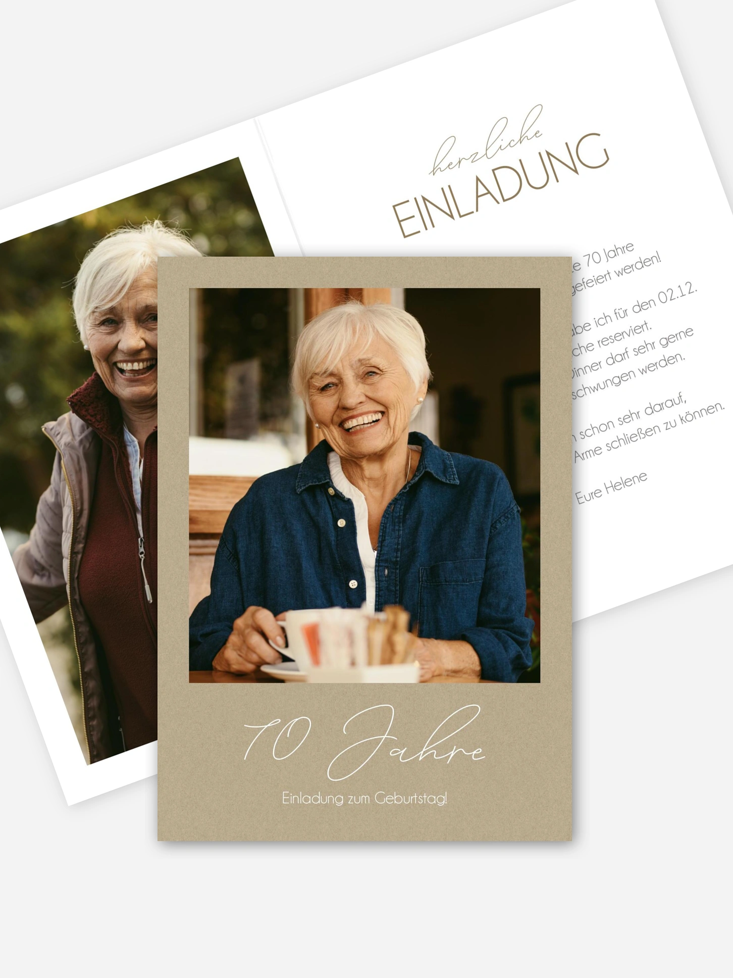 Einladung 70. Geburtstag Klarheit