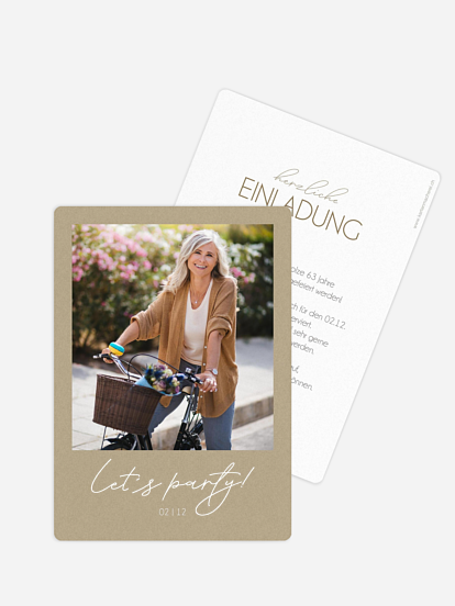 Geburtstagseinladung Klarheit