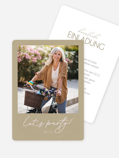 Geburtstagseinladung Klarheit