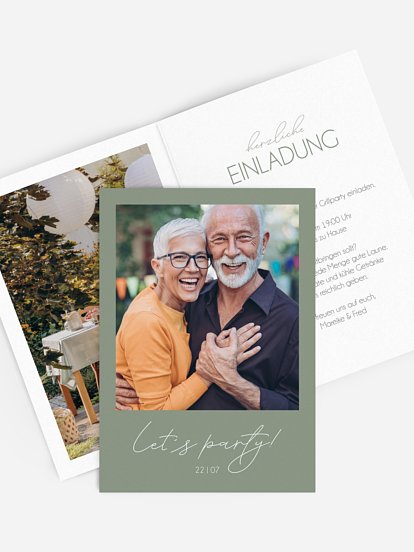 Partyeinladung Klarheit