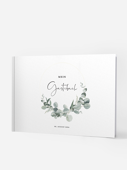 Gästebuch Geburtstag Eucalyptus Love