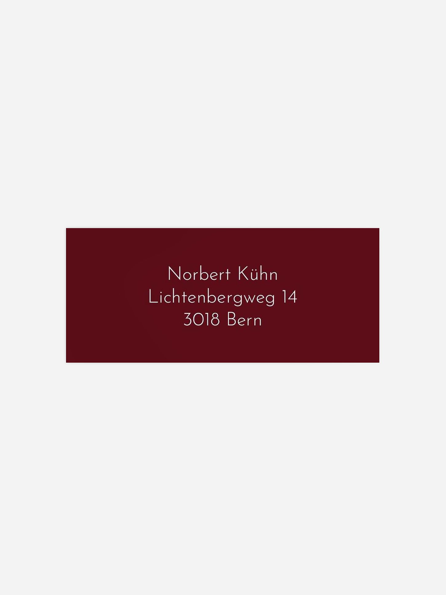 Absenderaufkleber geschäftl. Weihnachten Runde Feier 50