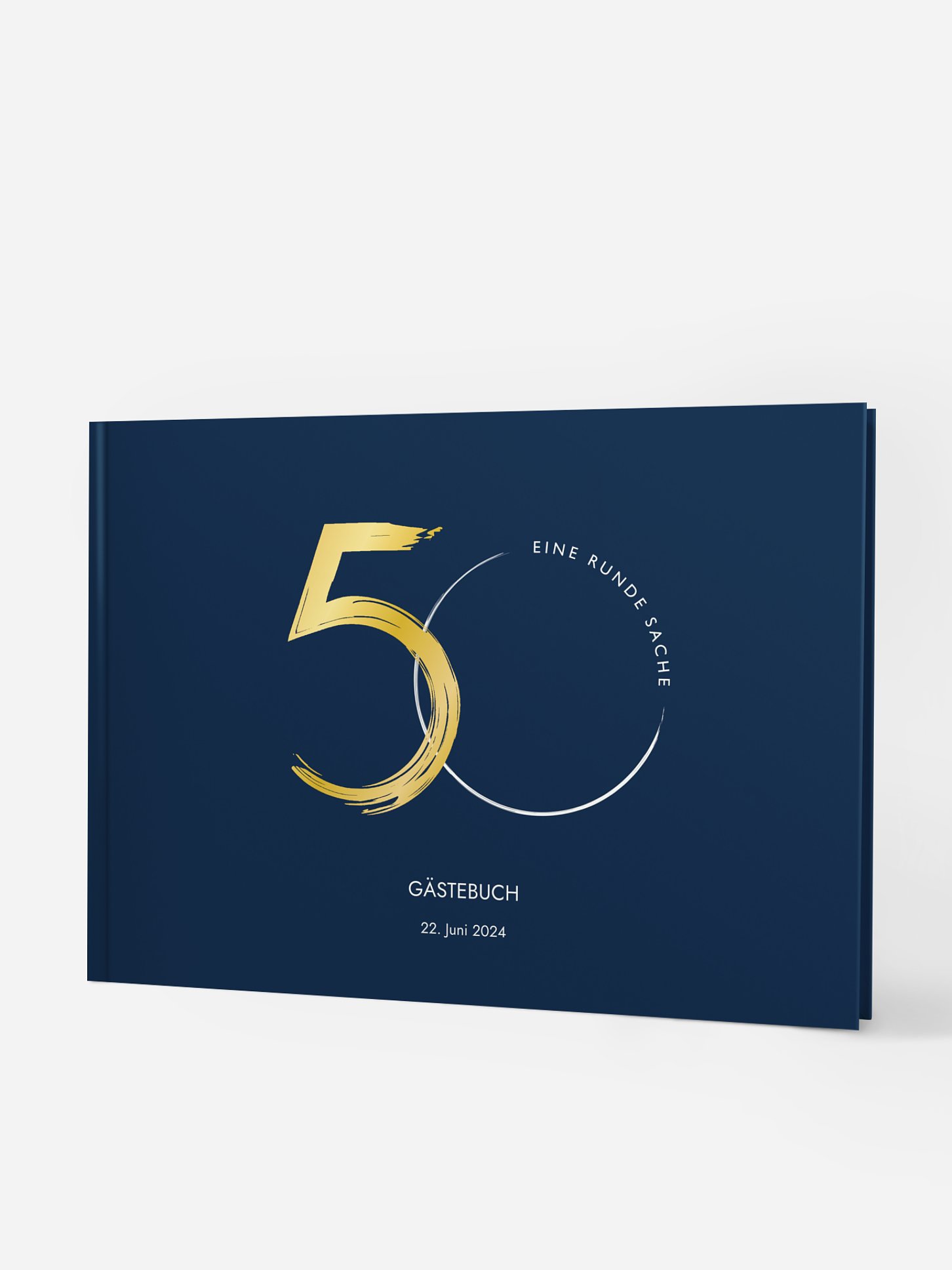 Gästebuch Geburtstag Runde Feier 50