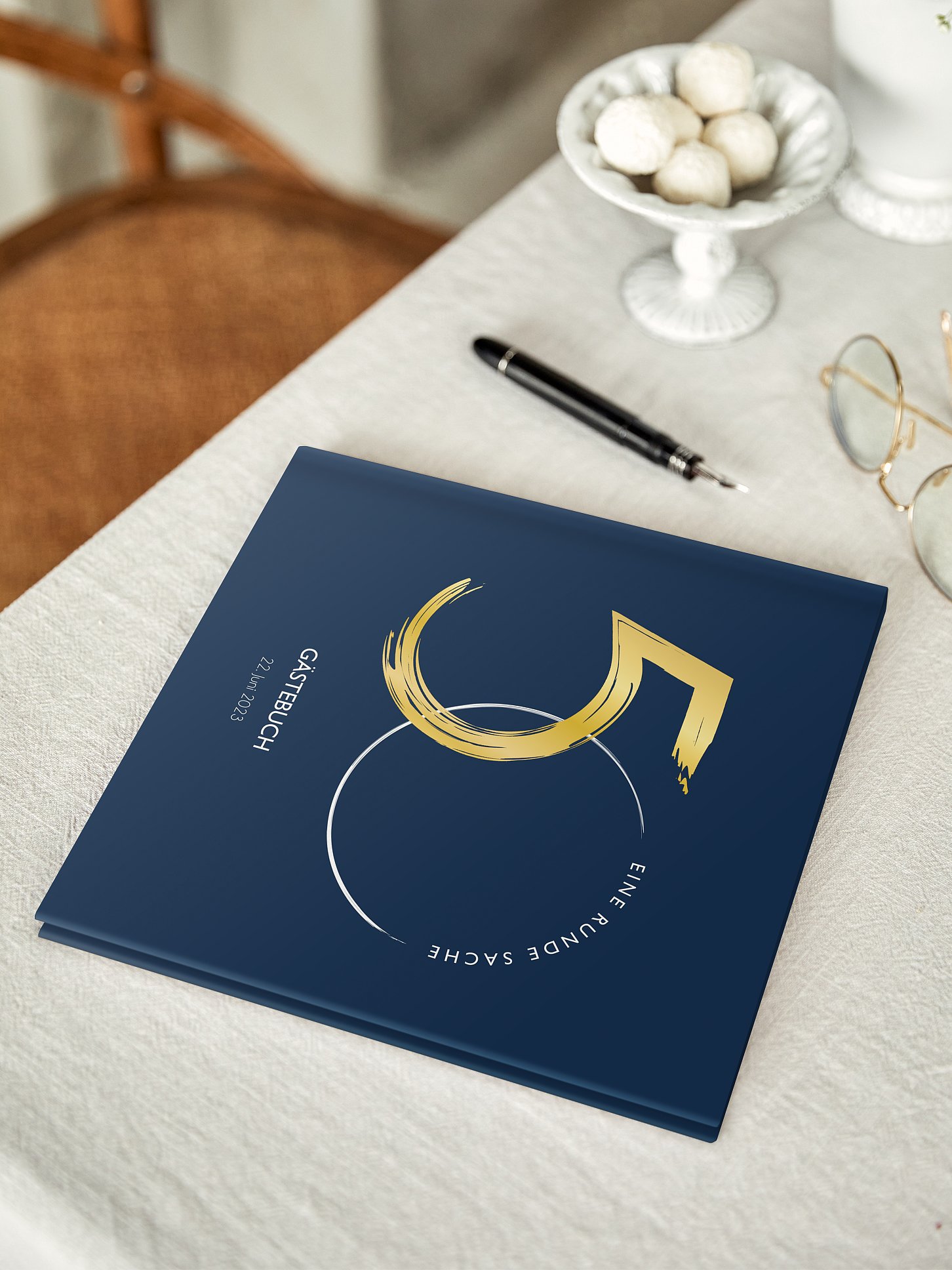 Gästebuch Geburtstag Runde Feier 50