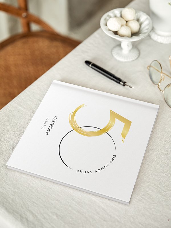 Gästebuch Geburtstag Runde Feier 50