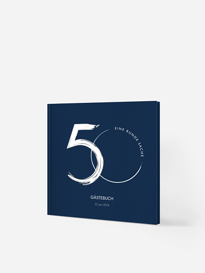 Gästebuch Geburtstag Runde Feier 50