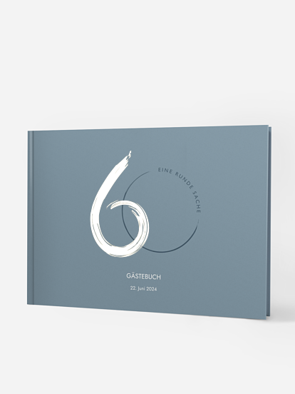 Gästebuch Geburtstag Runde Feier 60
