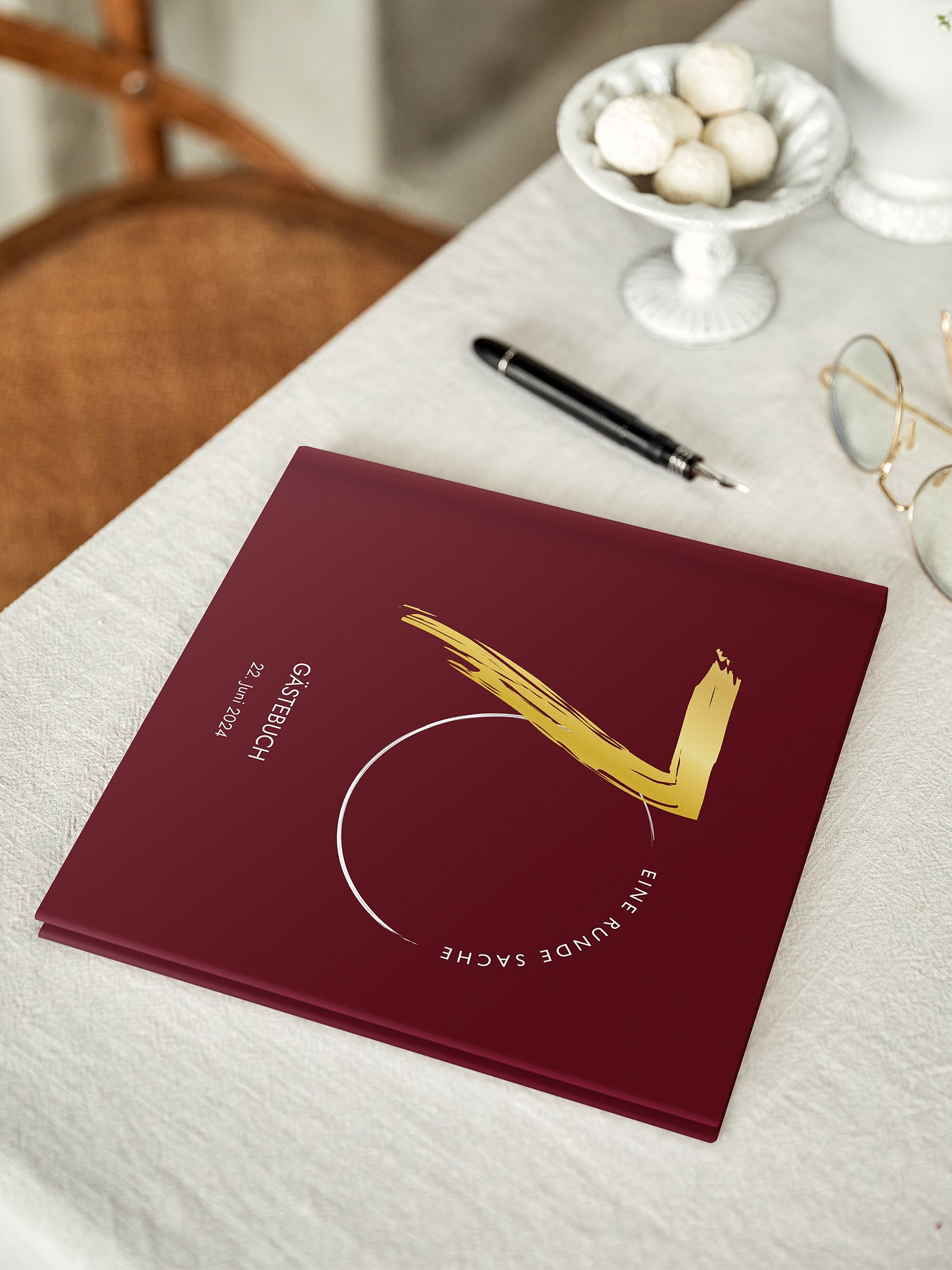 Gästebuch Geburtstag Runde Feier 70