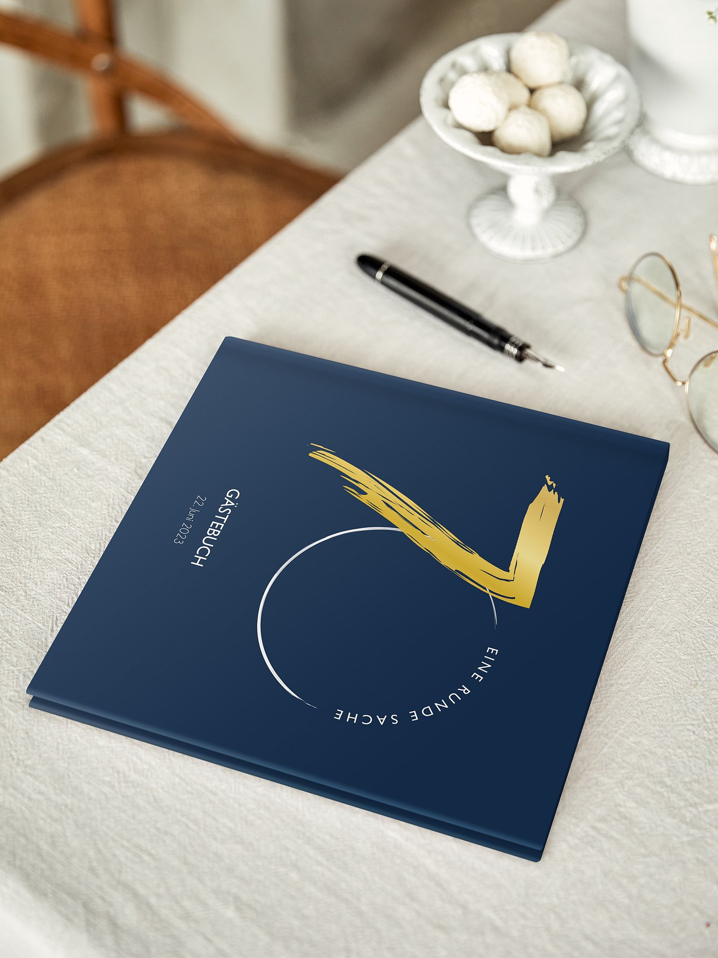 Gästebuch Geburtstag Runde Feier 70
