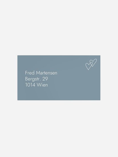 Empfängeraufkleber Geburtstag Herzliche Einladung