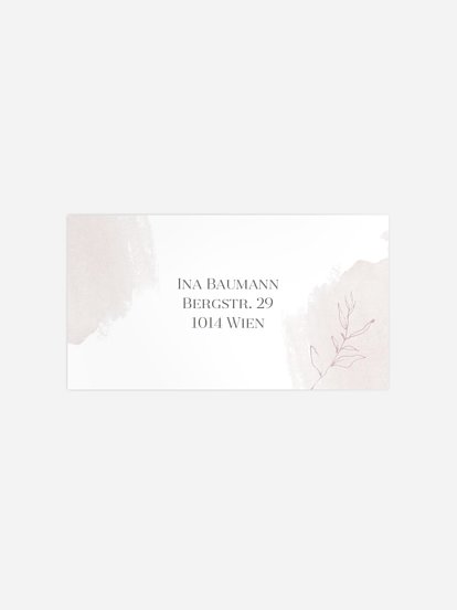 Empfängeraufkleber Geburtstag Perfect Day