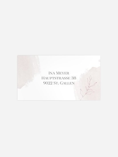 Empfängeraufkleber Geburtstag Perfect Day