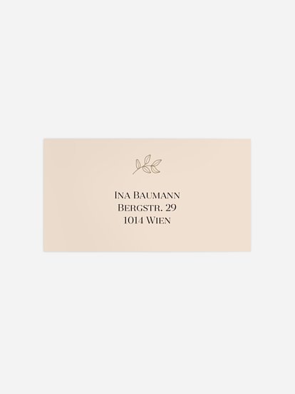 Empfängeraufkleber Geburtstag Blütenspiel