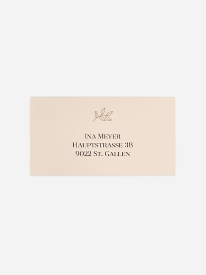 Empfängeraufkleber Geburtstag Blütenspiel