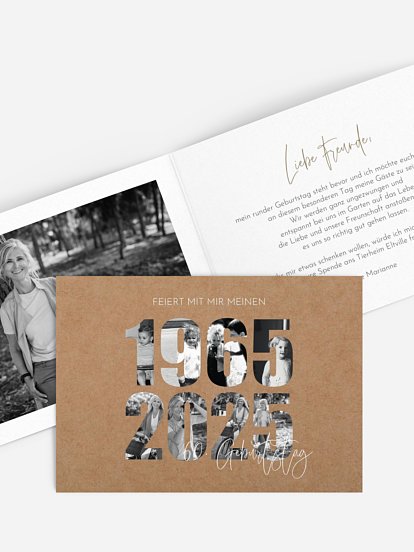 Einladung 60. Geburtstag Jahre