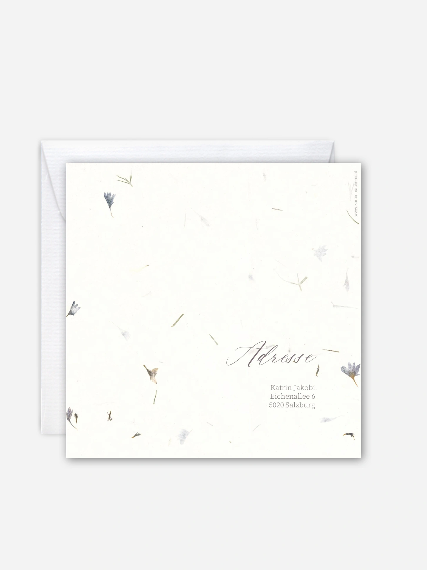 Einladung 50. Geburtstag Dried Flowers