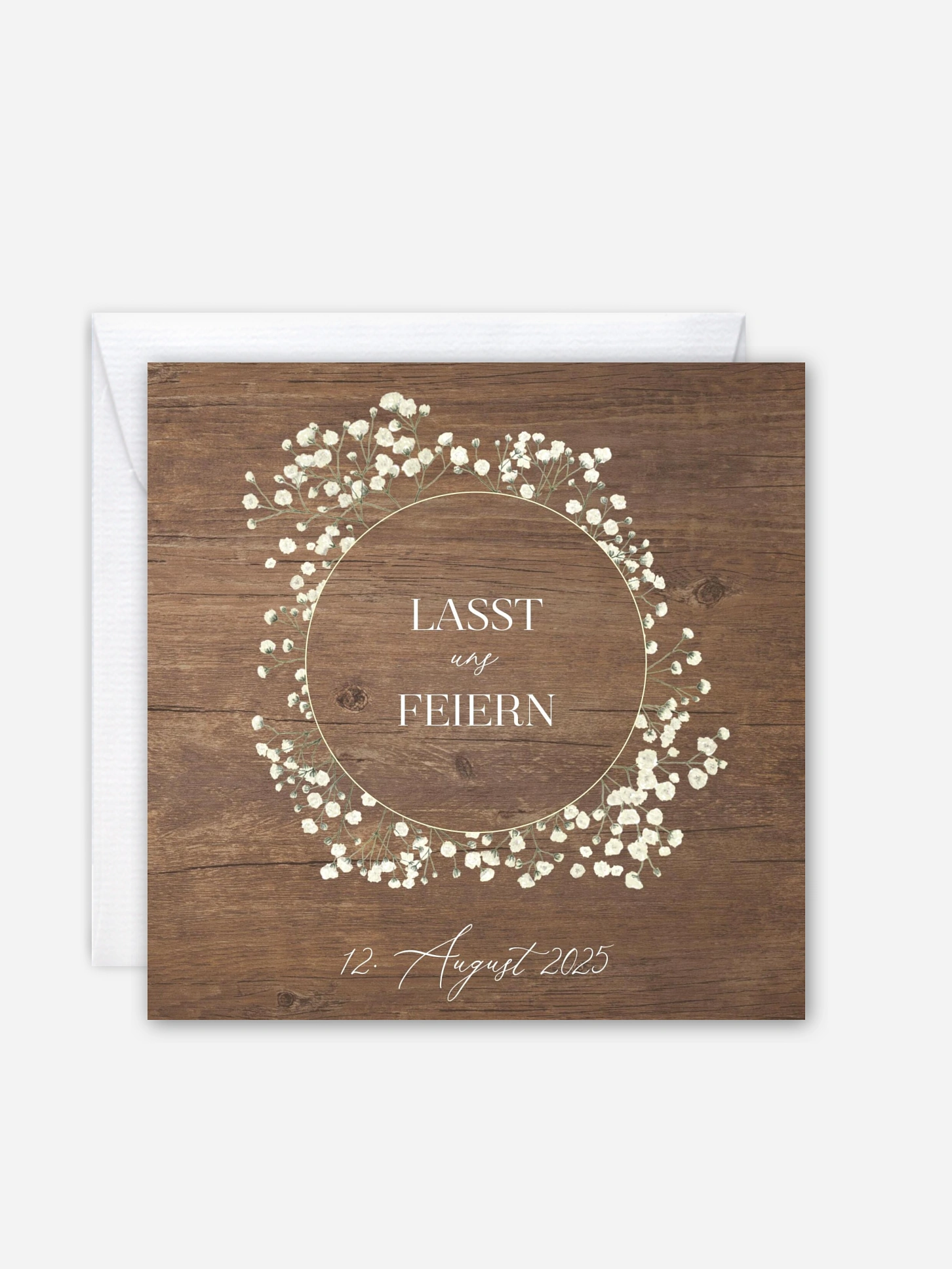 Einladung 60. Geburtstag Rustic Charm