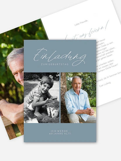Einladung 60. Geburtstag Epoche
