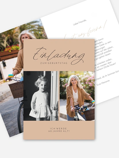 Einladung 60. Geburtstag Epoche