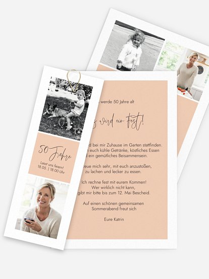 Einladung 50. Geburtstag Special Day
