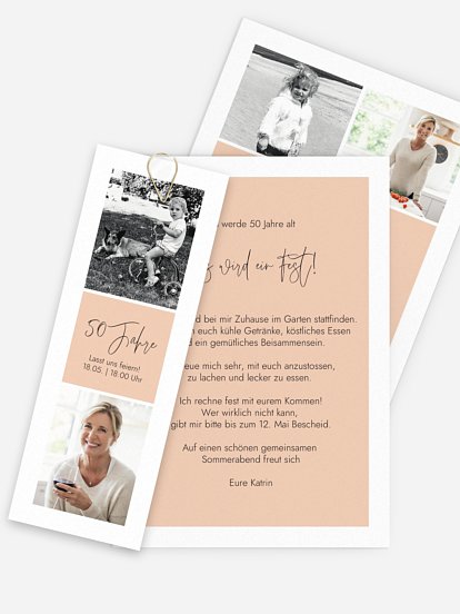 Einladung 50. Geburtstag Special Day