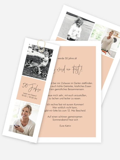 Einladung 50. Geburtstag Special Day