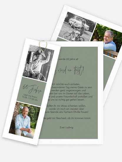 Einladung 60. Geburtstag Special Day