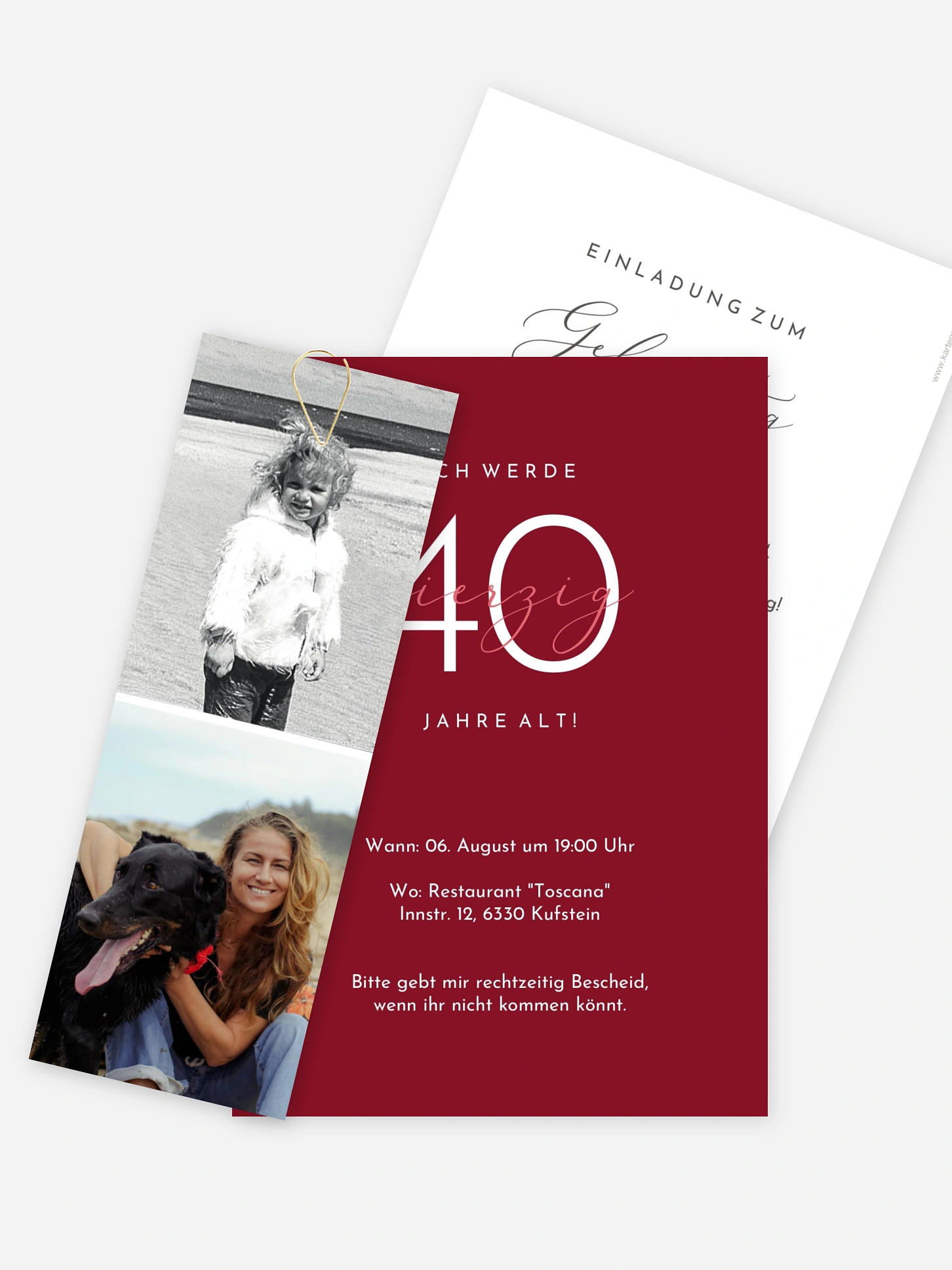 Einladung 40. Geburtstag Jung Geblieben