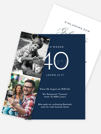 Einladung 40. Geburtstag Jung Geblieben