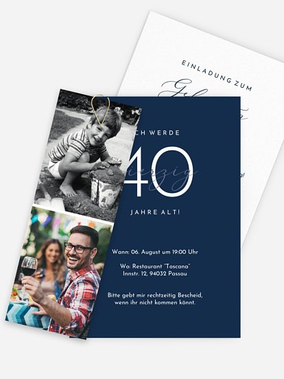 Einladung 40. Geburtstag Jung Geblieben