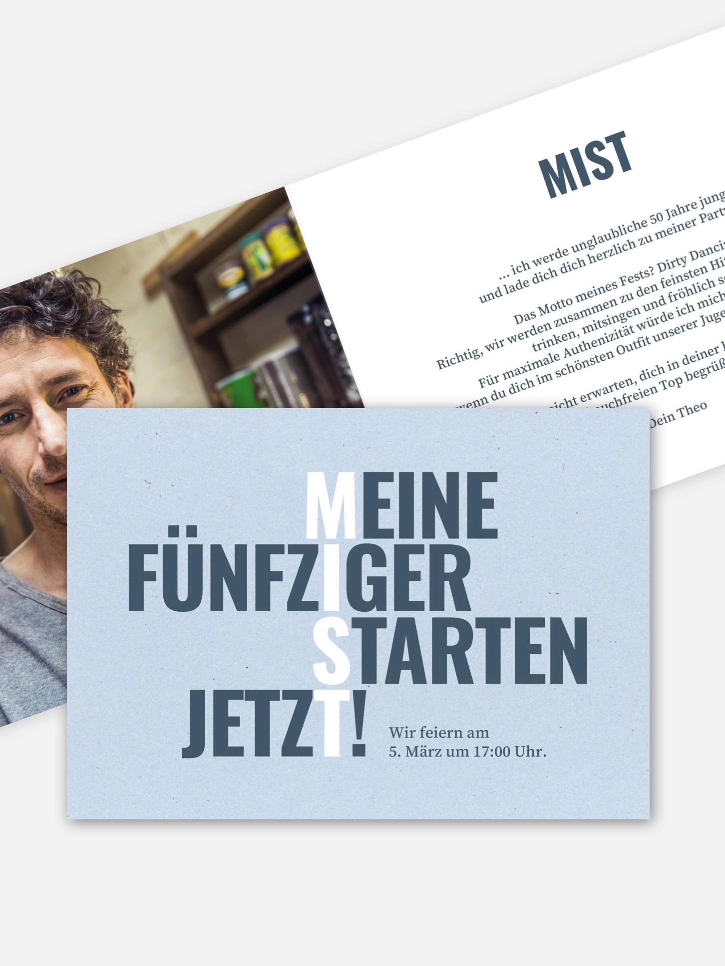 Einladung 50. Geburtstag MIST