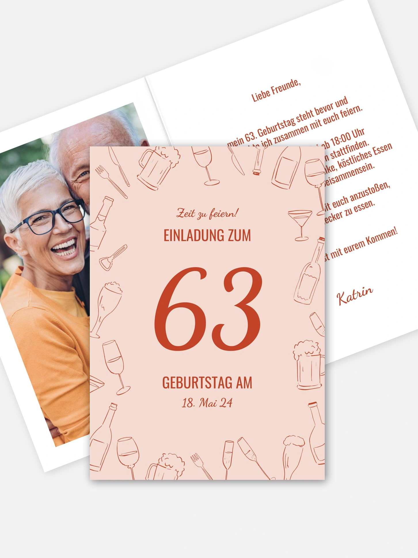 Geburtstagseinladung Party Frame